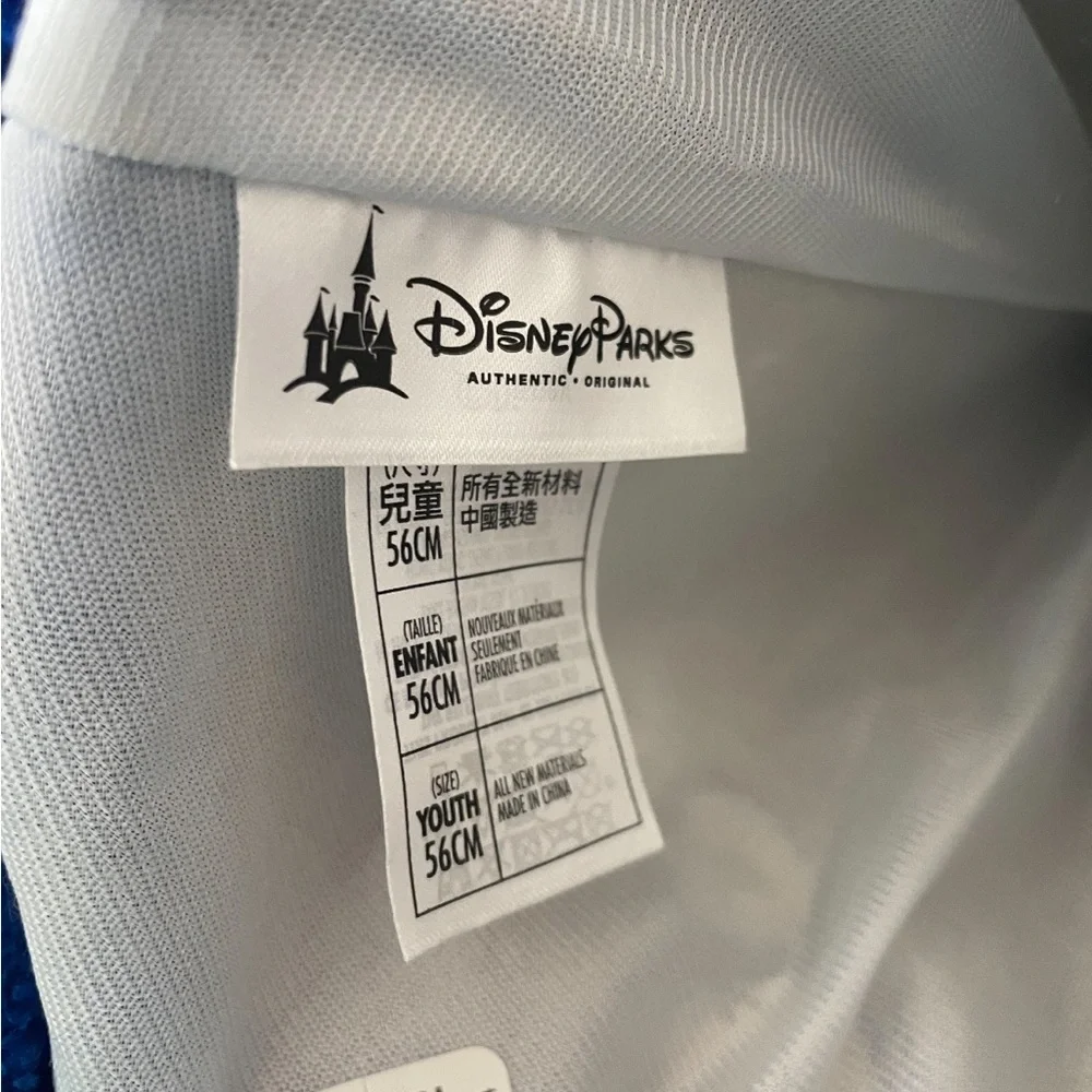 Disney Parks vintage wizard mickey mouse ears hat Sherpa blue youth sized
